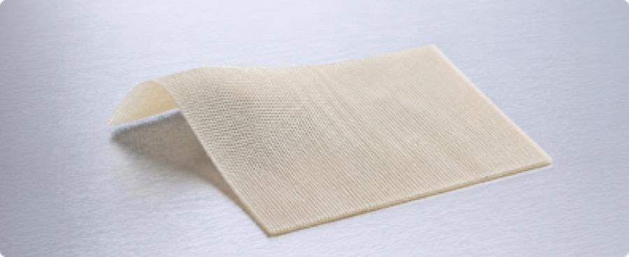 Surgical biologic mesh implant